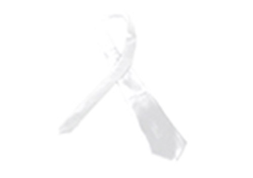 Tie hvit
