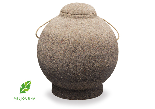 Urna Sand glob, mörkt tonad